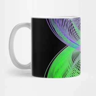 Galaxy abstract geometric futuristic Mug